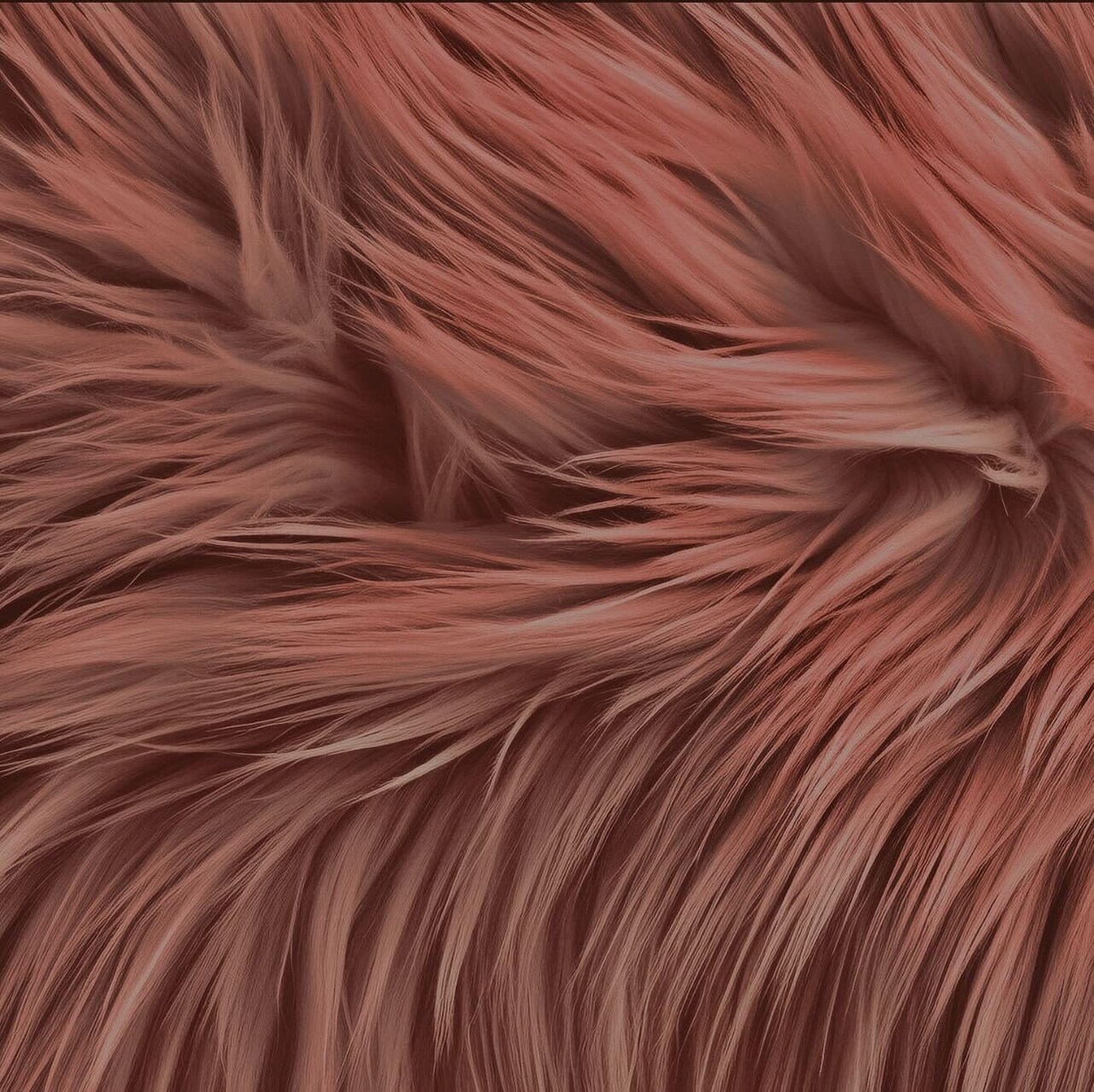 FabricLA Faux Fur Fabric by The Yard - Artificial Craft Fur - 36" X 60" Inch Wide - Fur Fabric for Craft Supply, DIY Furry Plush Projects, Sewing, Decoration, Upholstery, Mocha Mousse, 1 Yard